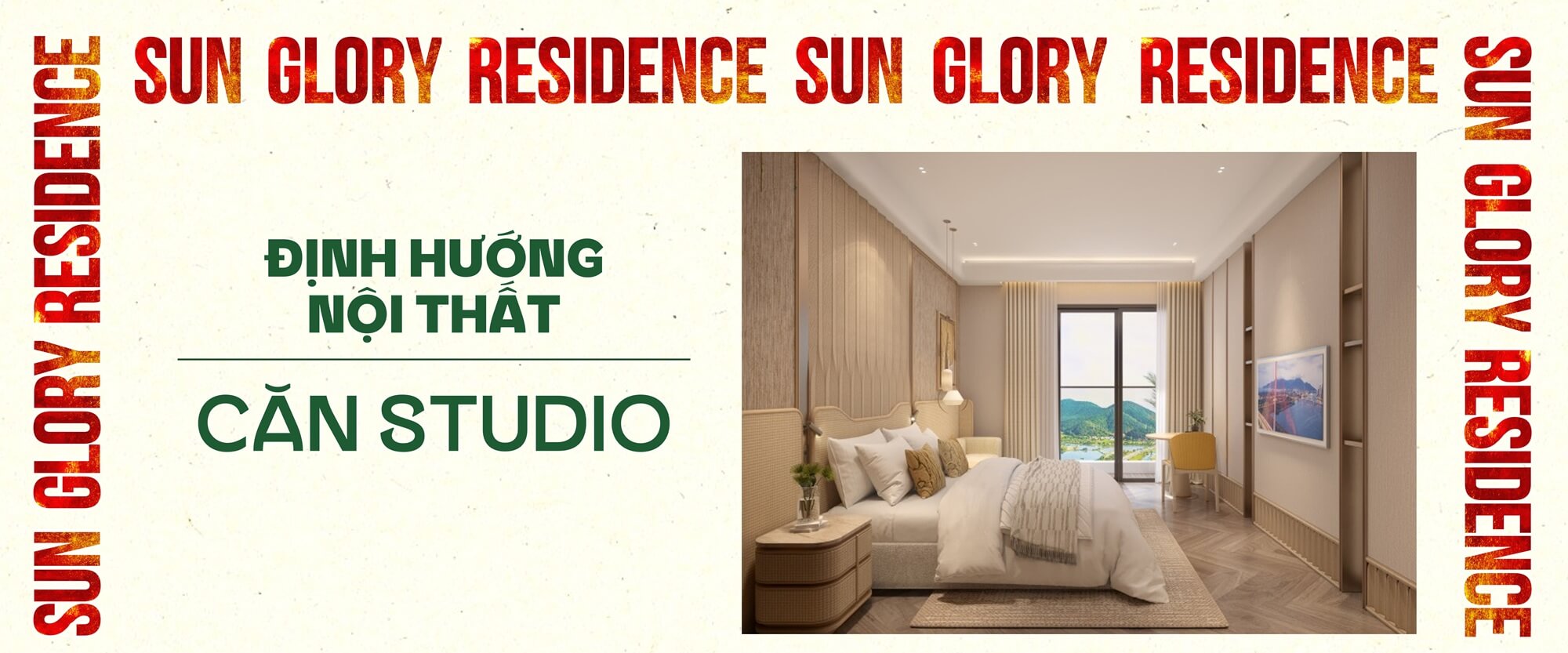 nội thất căn hộ sun glory residence trường vinh
