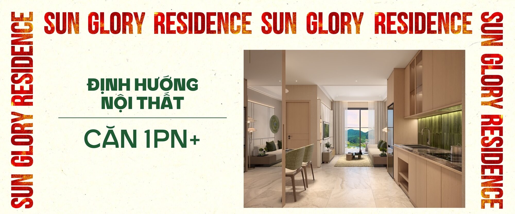 nội thất căn hộ sun glory residence trường vinh