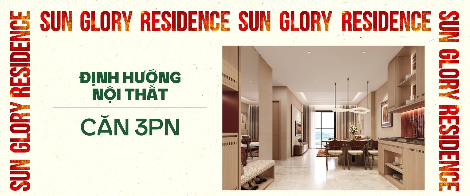 nội thất căn hộ sun glory residence trường vinh