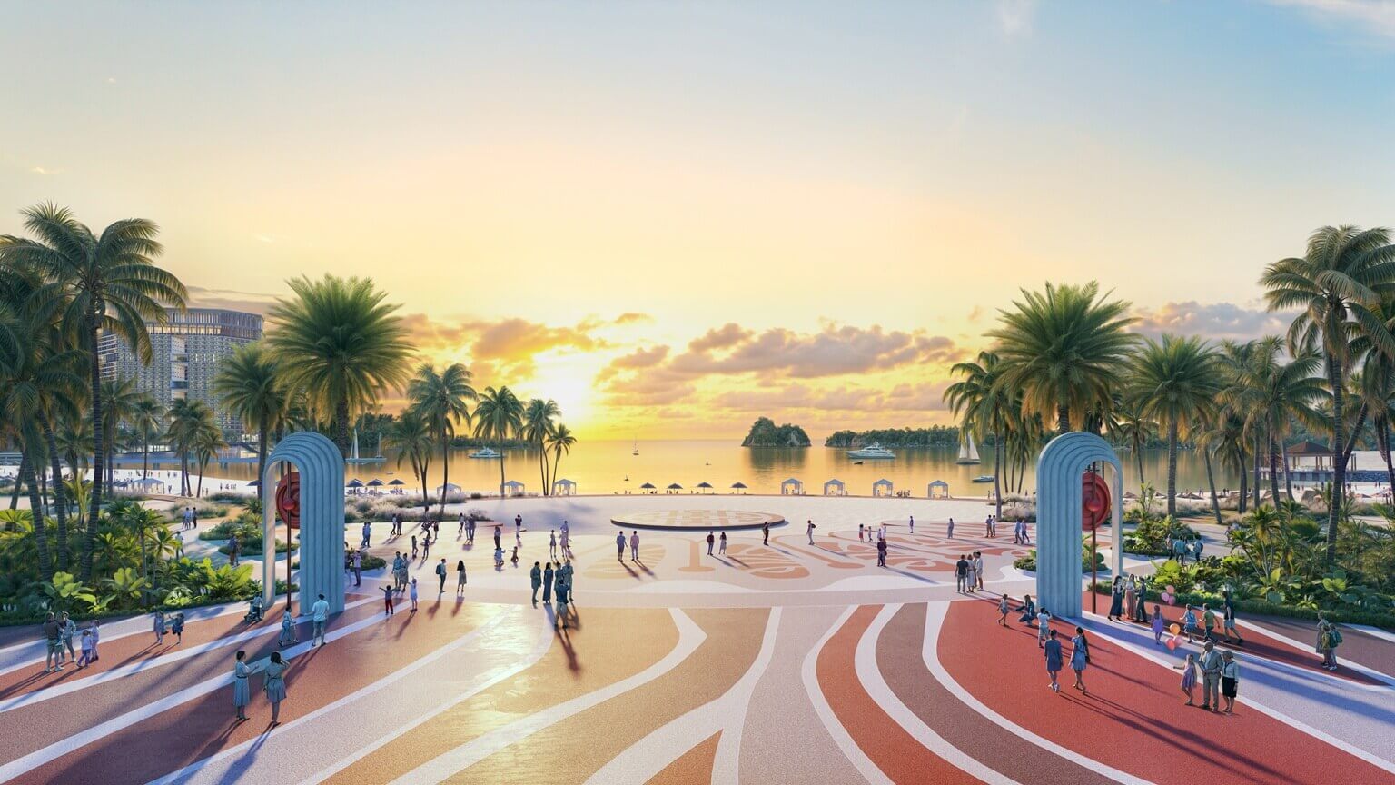 tiện ích dự án sun centro town hạ long